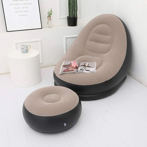Inflatable Sofa with Footrest