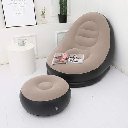 Inflatable Sofa with Footrest